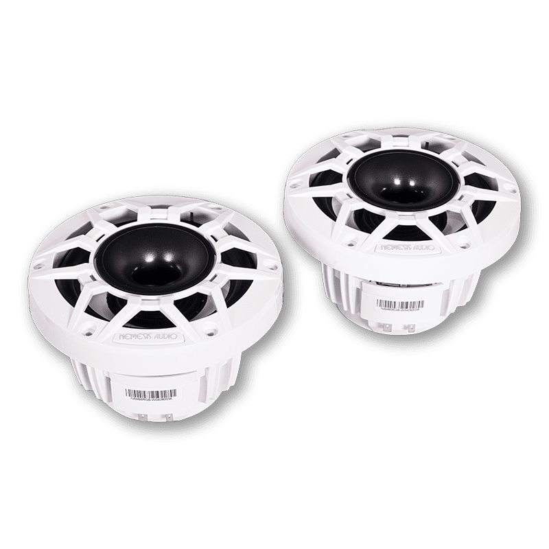 Nemesis Audio NA-M65RGB 6.5" 150W RMS 2-Way Marine Speakers w/ RGB LED (Pair)