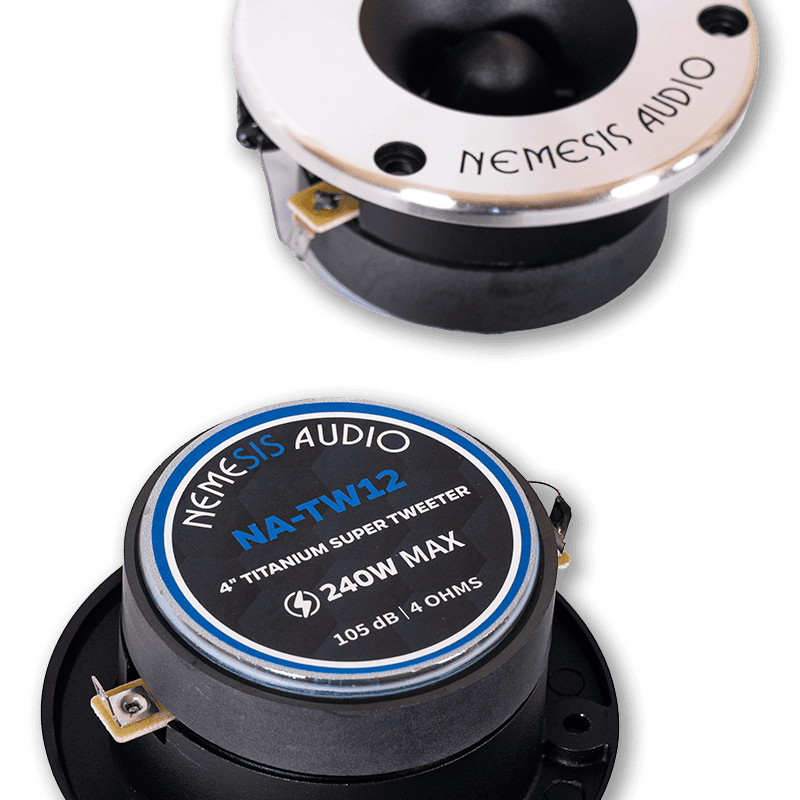 Nemesis Audio NA-TW12 | 120W RMS Super Tweeters (Pair)