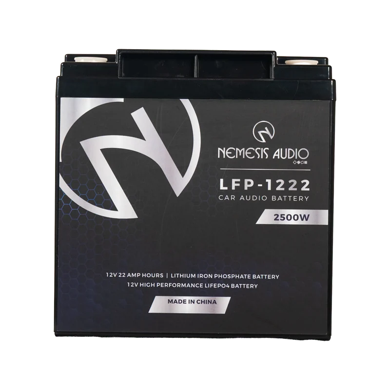 Nemesis Audio LFP-1222 | 12V 22Ah LiFePO4 Car Audio Battery