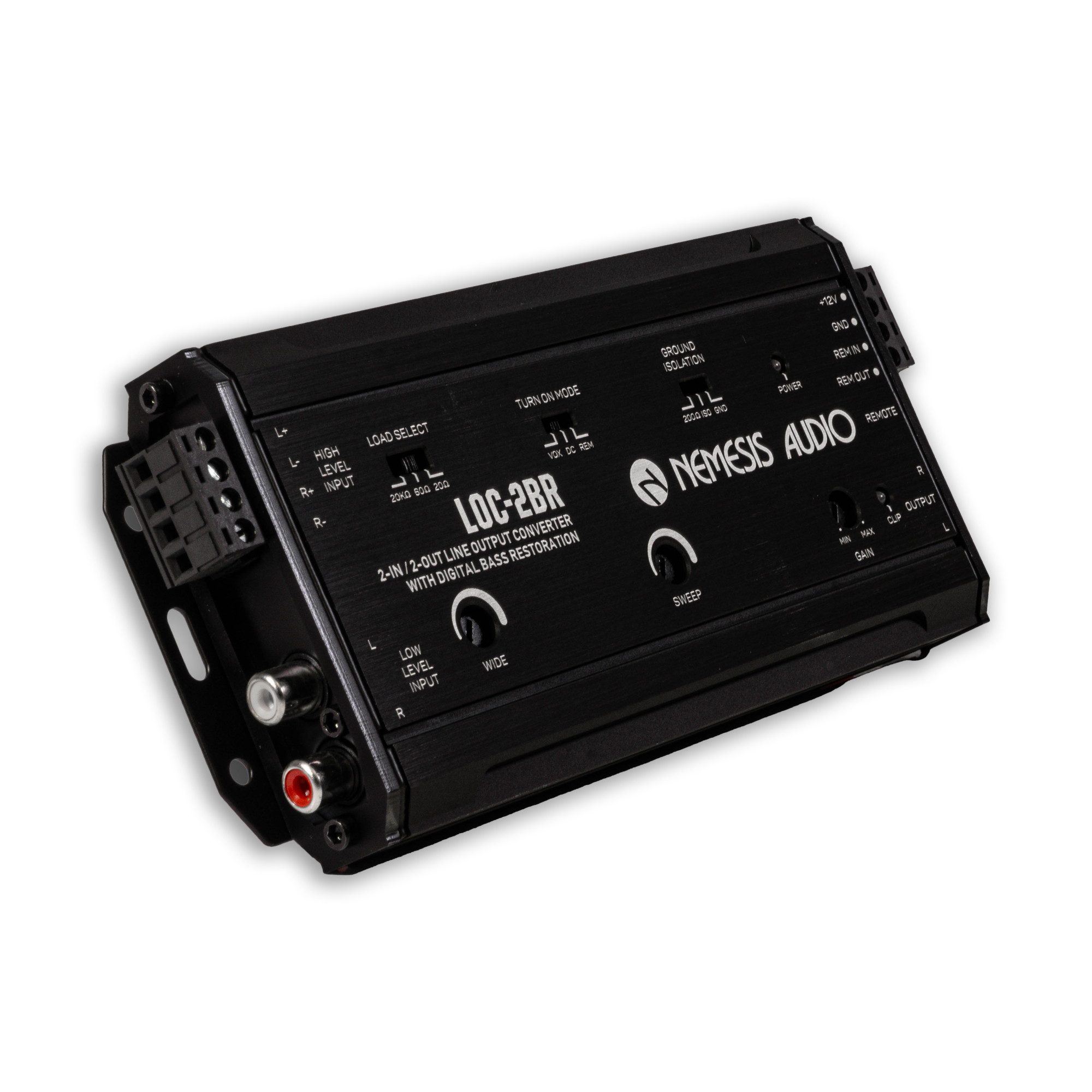 Nemesis Audio LOC-2BR 2-Channel Line Output Convertor With Digital Bass Reconstruction