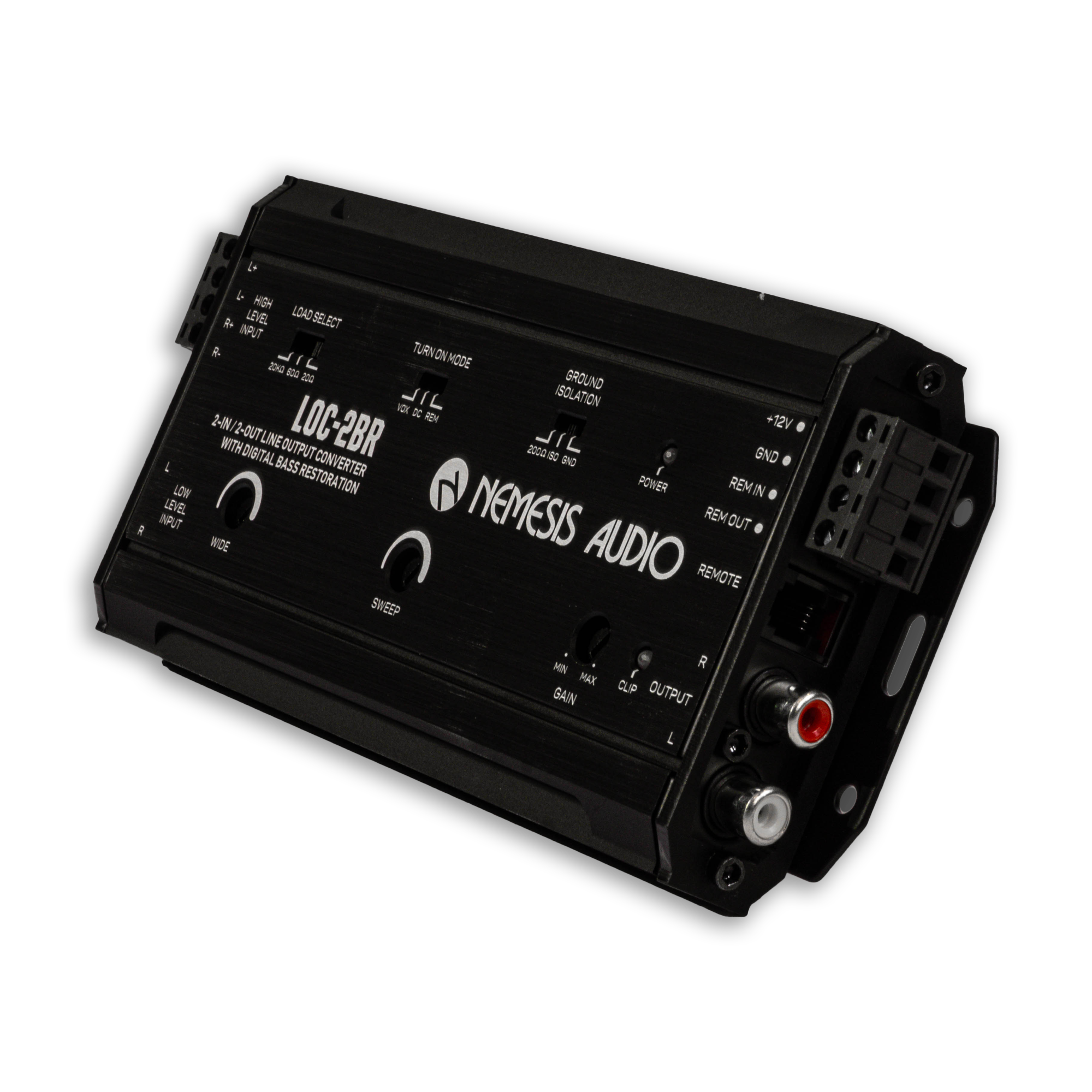 Nemesis Audio LOC-2BR 2-Channel Line Output Convertor With Digital Bass Reconstruction