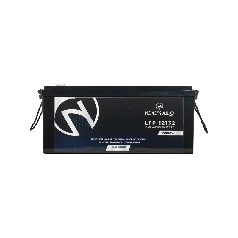 Nemesis Audio LFP-12132 | 12V 132Ah LiFePO4 Car Audio Battery