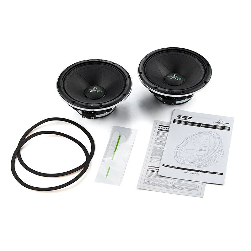 thumbnail interactive-video image 1 of Deaf Bonce Apocalypse AP-M67AN 6.75" NEO Mid-Range Speakers – Pair, 300W RMS, Car Audio 1 of 6