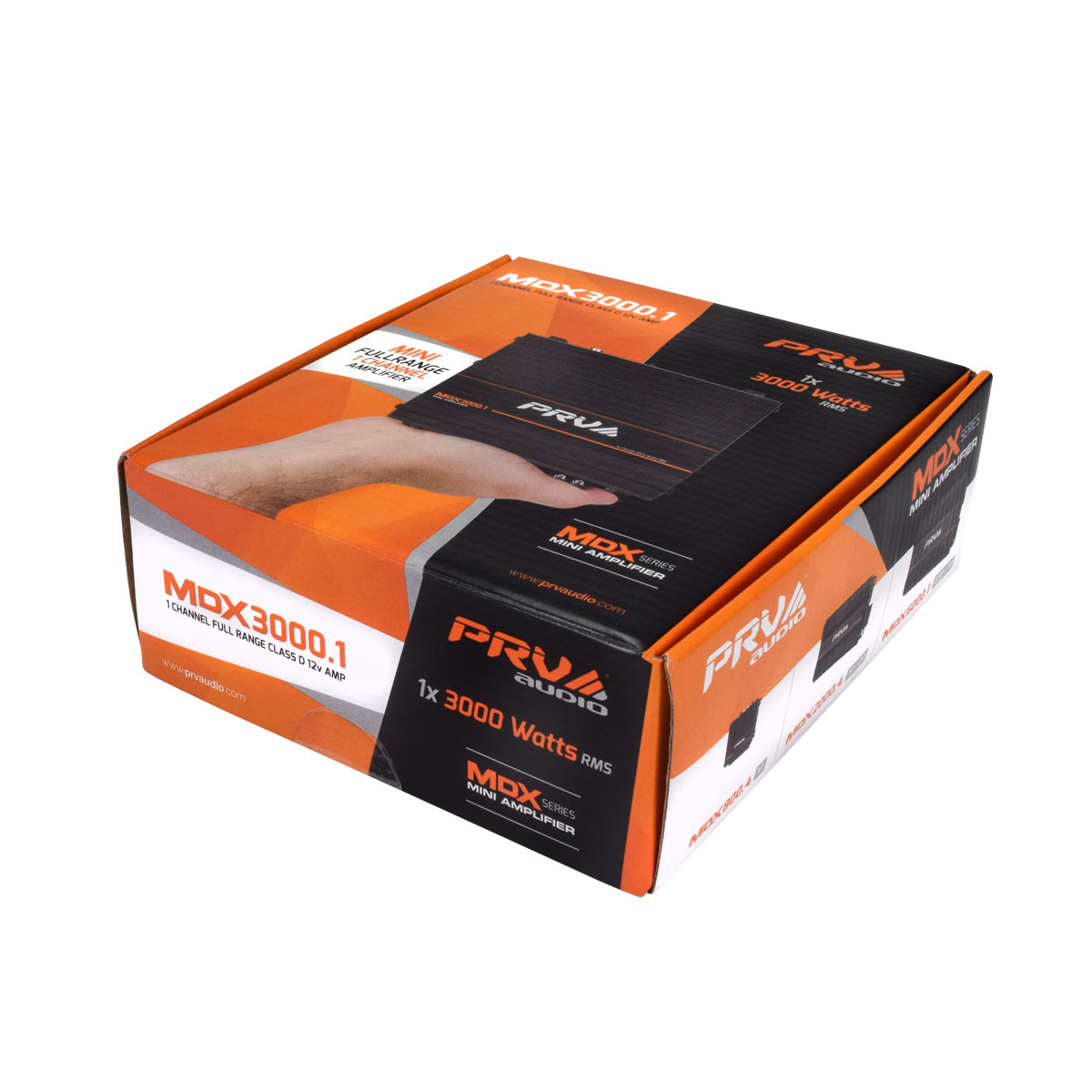 PRV Audio MDX3000.1 | 3000W RMS Full Range Monoblock Amplifier 1-Ohm