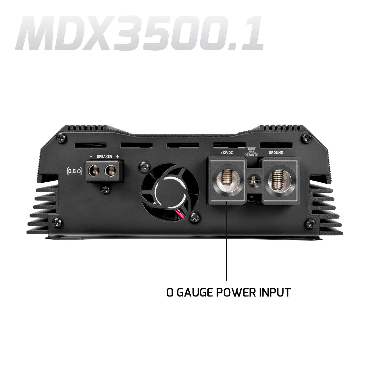 PRV Audio MDX3500.1 | 3500W RMS Full Range Monoblock Amplifier 0.5 Ohm