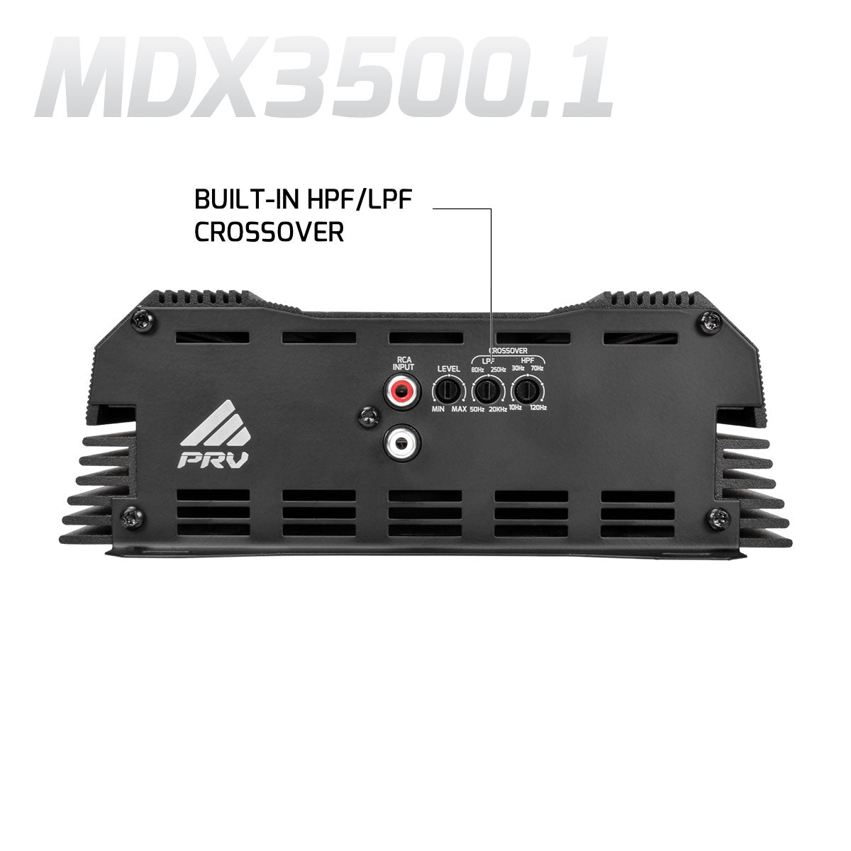 PRV Audio MDX3500.1 | 3500W RMS Full Range Monoblock Amplifier 0.5 Ohm
