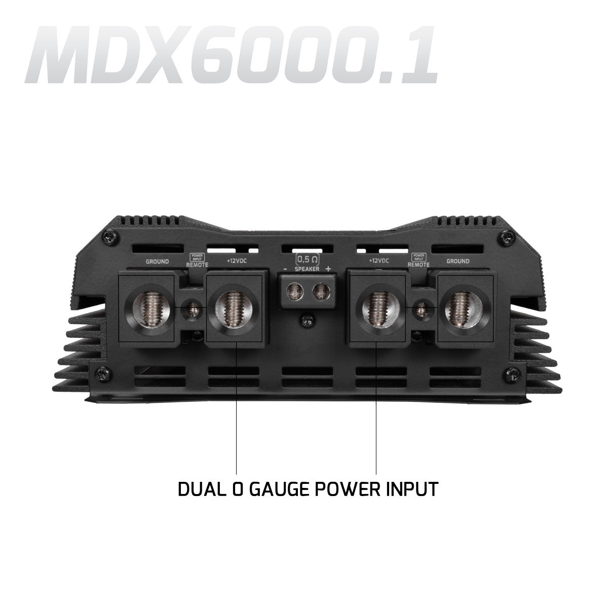 PRV Audio MDX6000.1 | 6000W RMS Full Range Monoblock Amplifier 0.5 Ohm