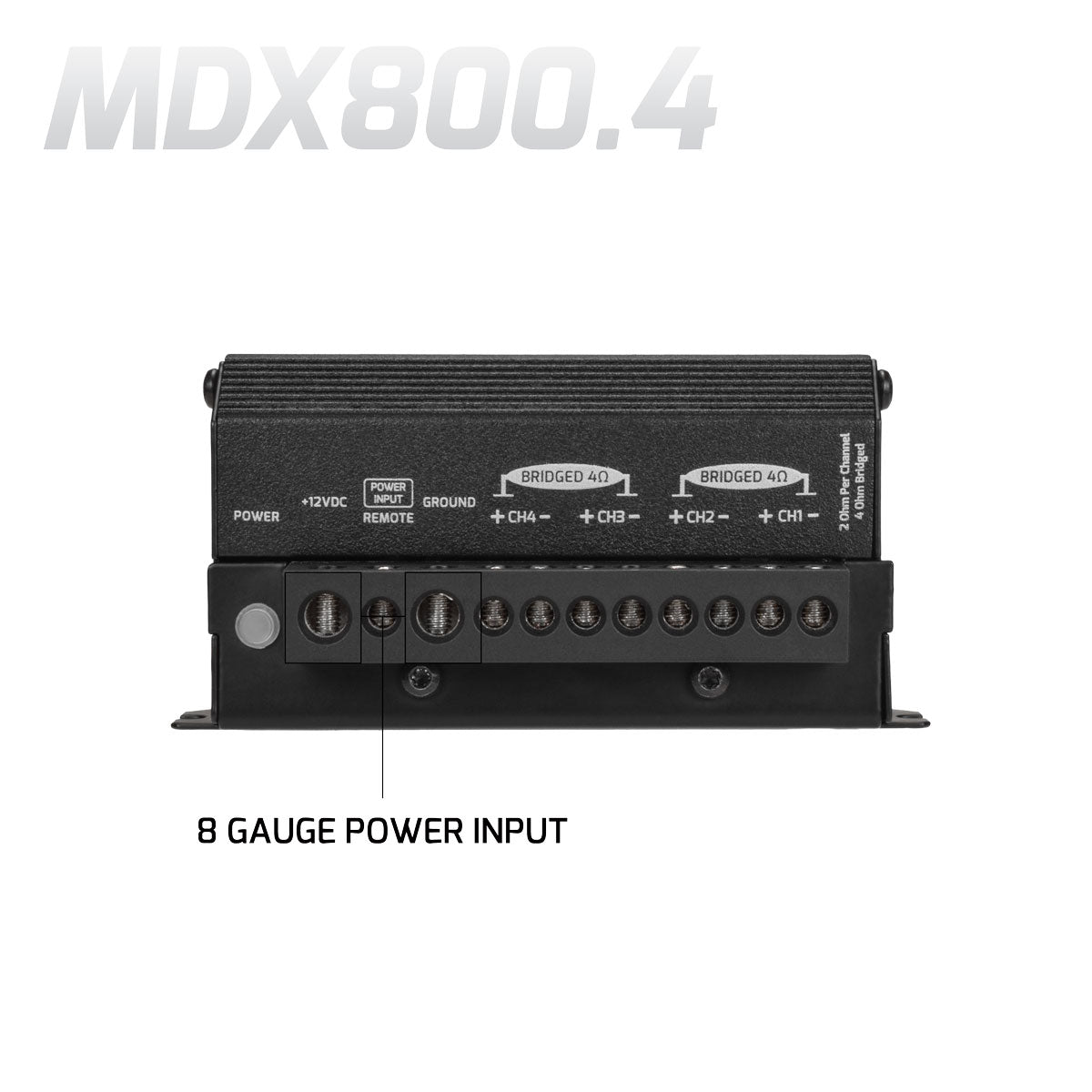 PRV Audio MDX800.4 | 4-Channel Full Range Amplifier