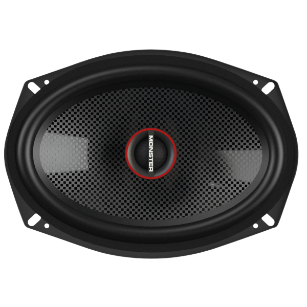 Monster MS692C 6×9″ 2-Way Coaxial Speakers (Pair)