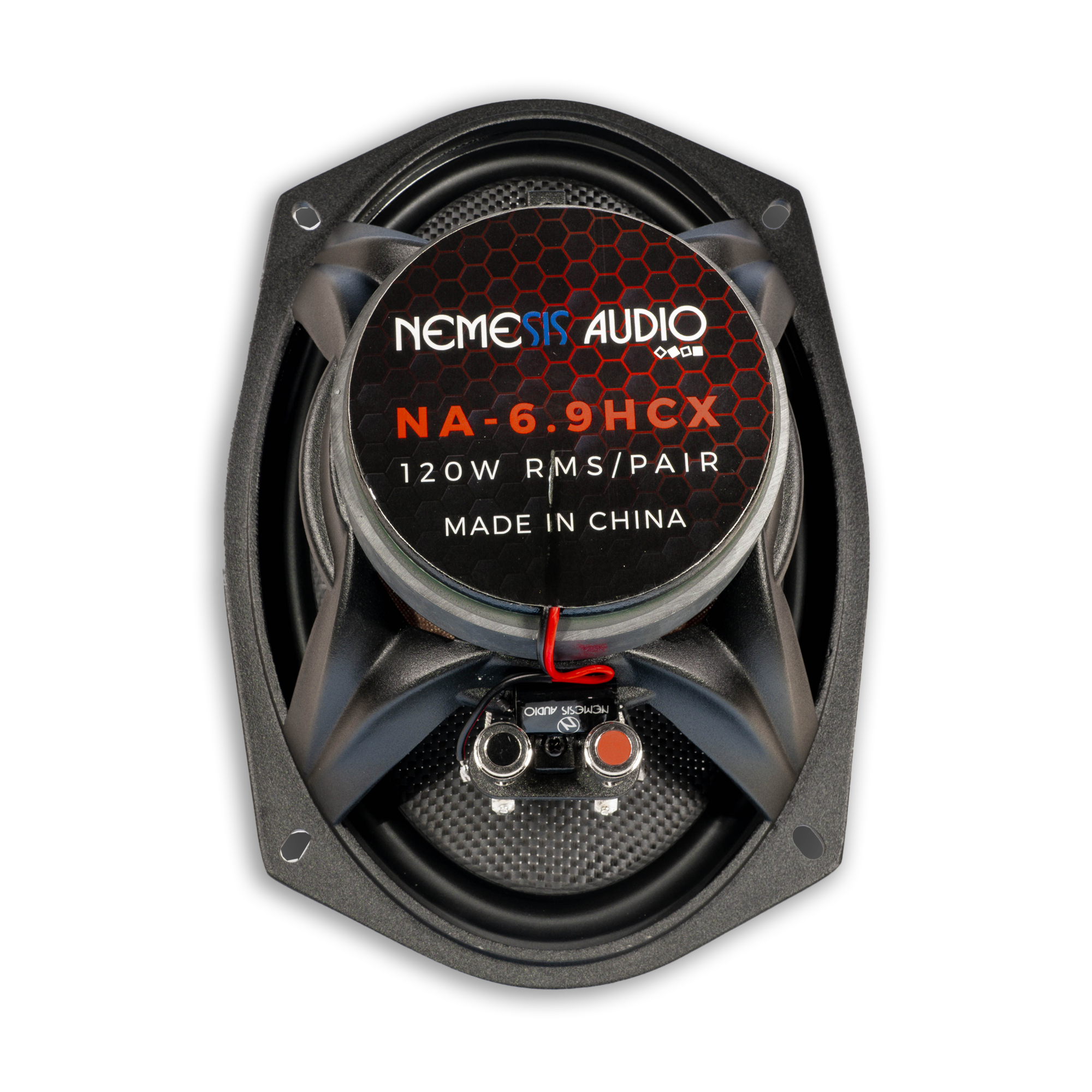 Nemesis Audio NA6.9HCX 6X9" 120W 2-Way Coaxial Speakers 4-Ohm (Pair)