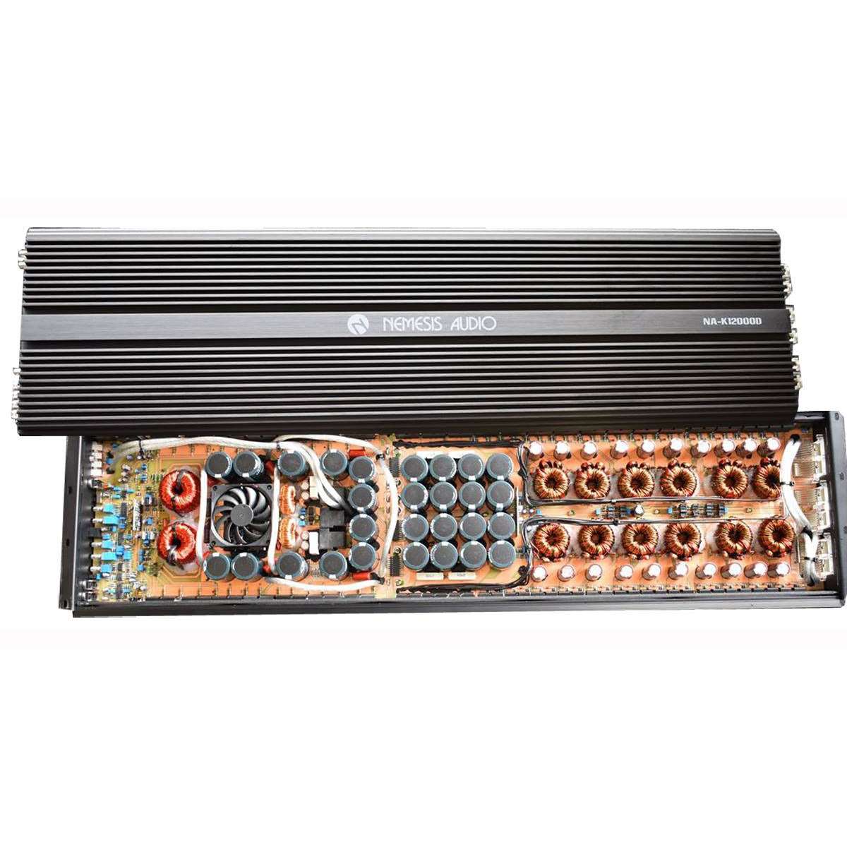 Nemesis Audio NA-K12000D Class D 1-Channel Monoblock Car Amplifier 120