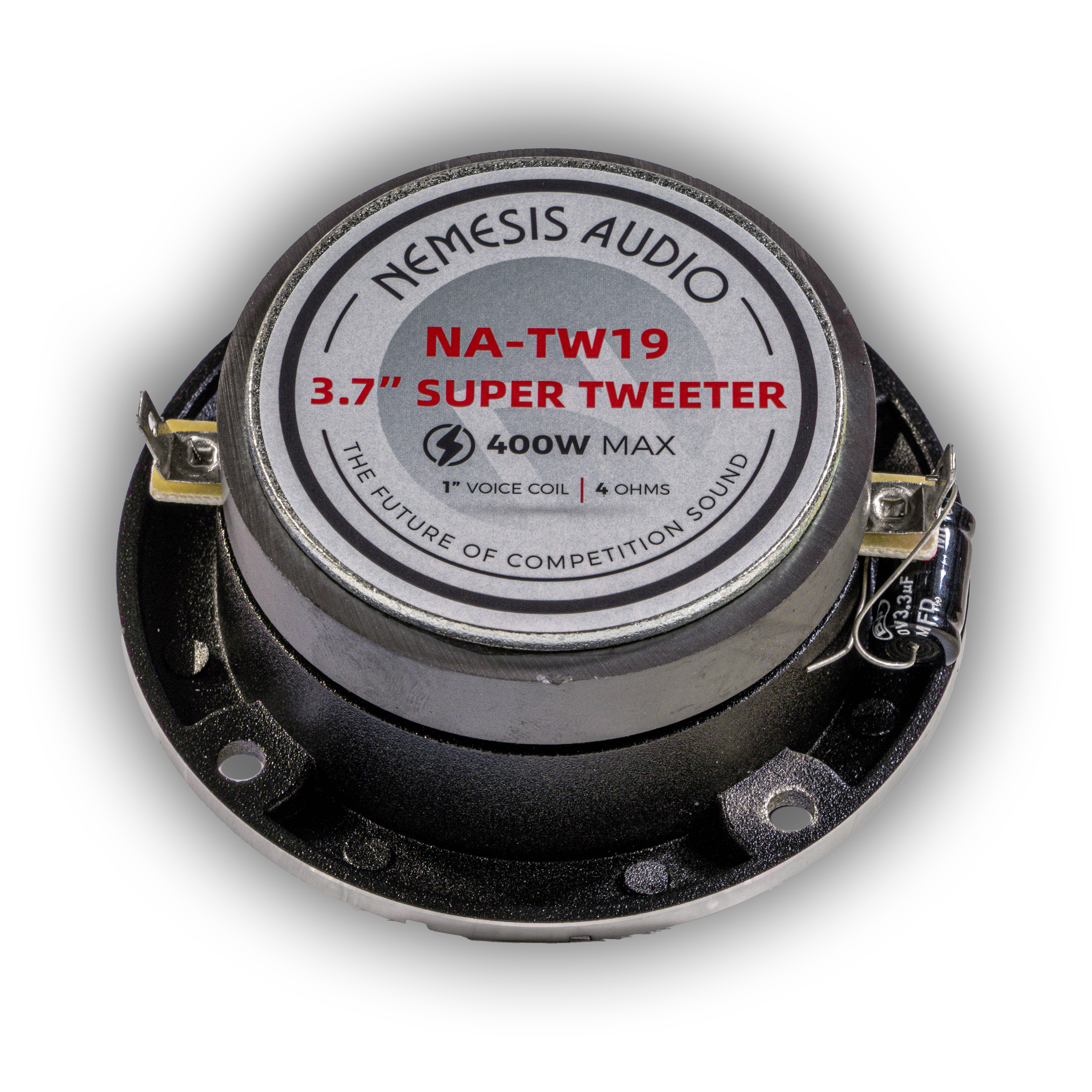 Nemesis Audio NA-TW19 Pro Aluminum Super Bullet Tweeter 200 Watts with Nemesis Audio NA-TW19 Pro Aluminum Super Bullet Tweeter 200 Watts with