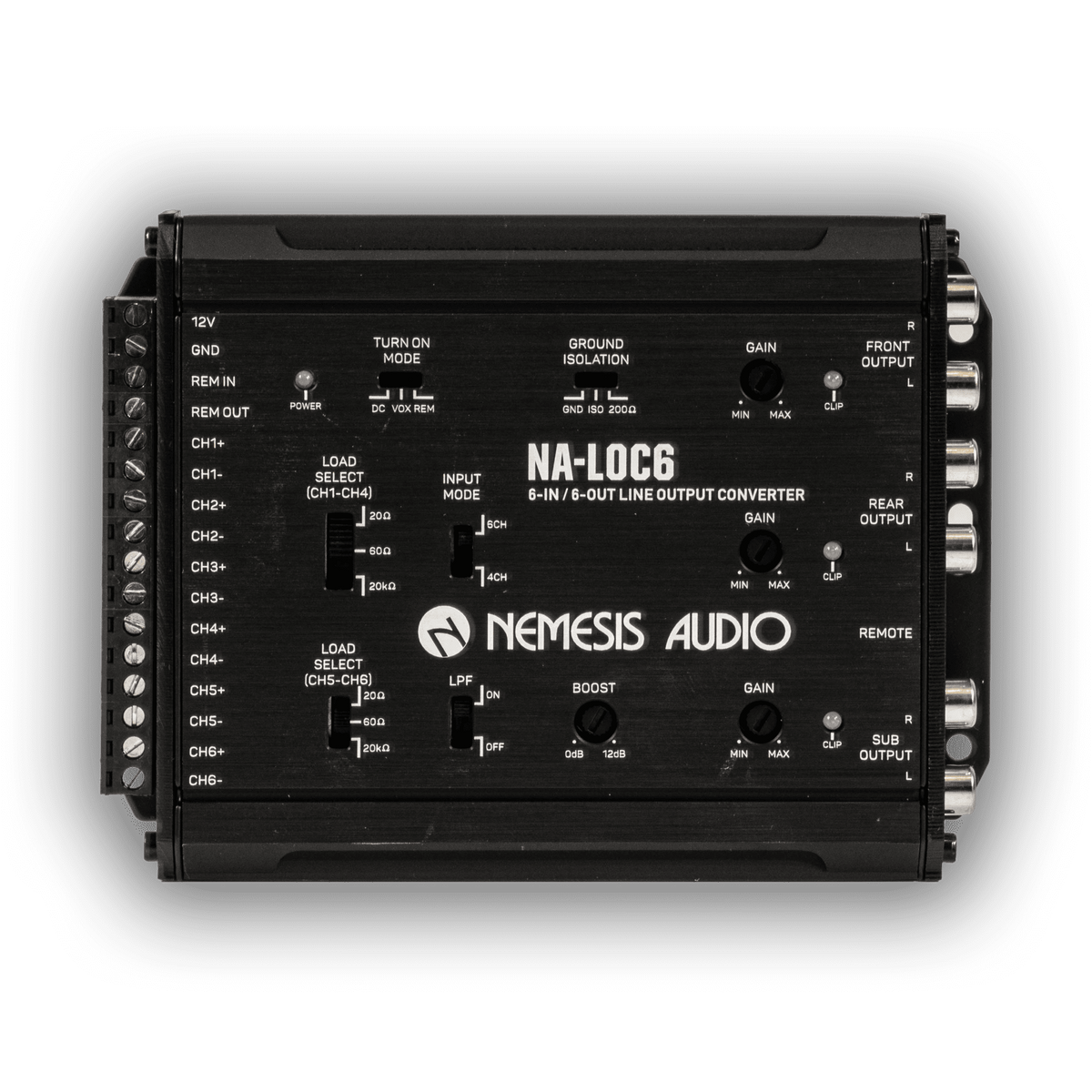 Nemesis Audion NA-LOC6 | 6-Channel 6-In / 6-Out Line-Output Converter