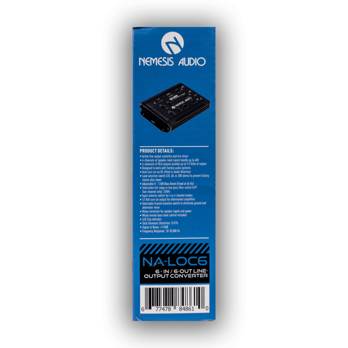 Nemesis Audion NA-LOC6 | 6-Channel 6-In / 6-Out Line-Output Converter