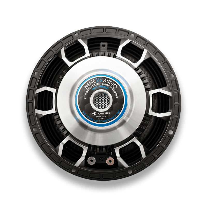 Nemesis Audio NEO-MB8CF 8″ 350W RMS Marine Neodymium Midbass Speaker (Single)