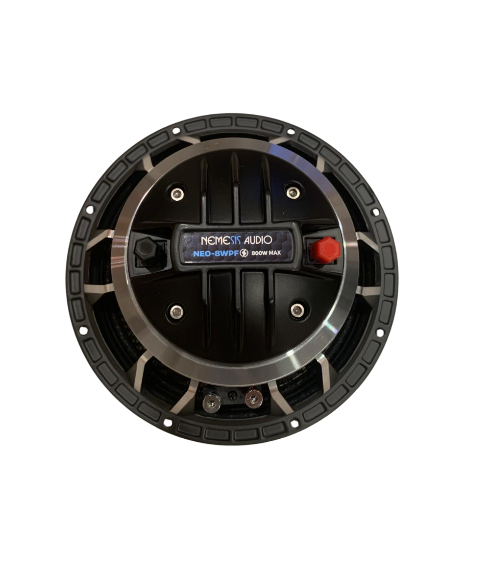 Nemesis Audio NEO-8WPF 8" 400W RMS Pro Coaxial Speaker 4-Ohm (Single)