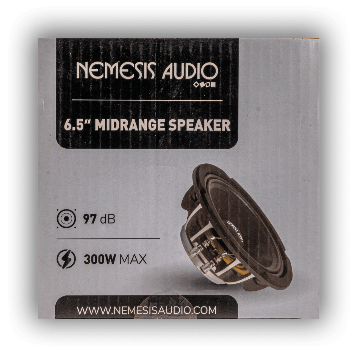 Nemesis Audio NEOPRO-6.5 | 6.5" 300W RMS Midrange Speaker 1.5" 150W RMS Voice Coil 4-Ohm