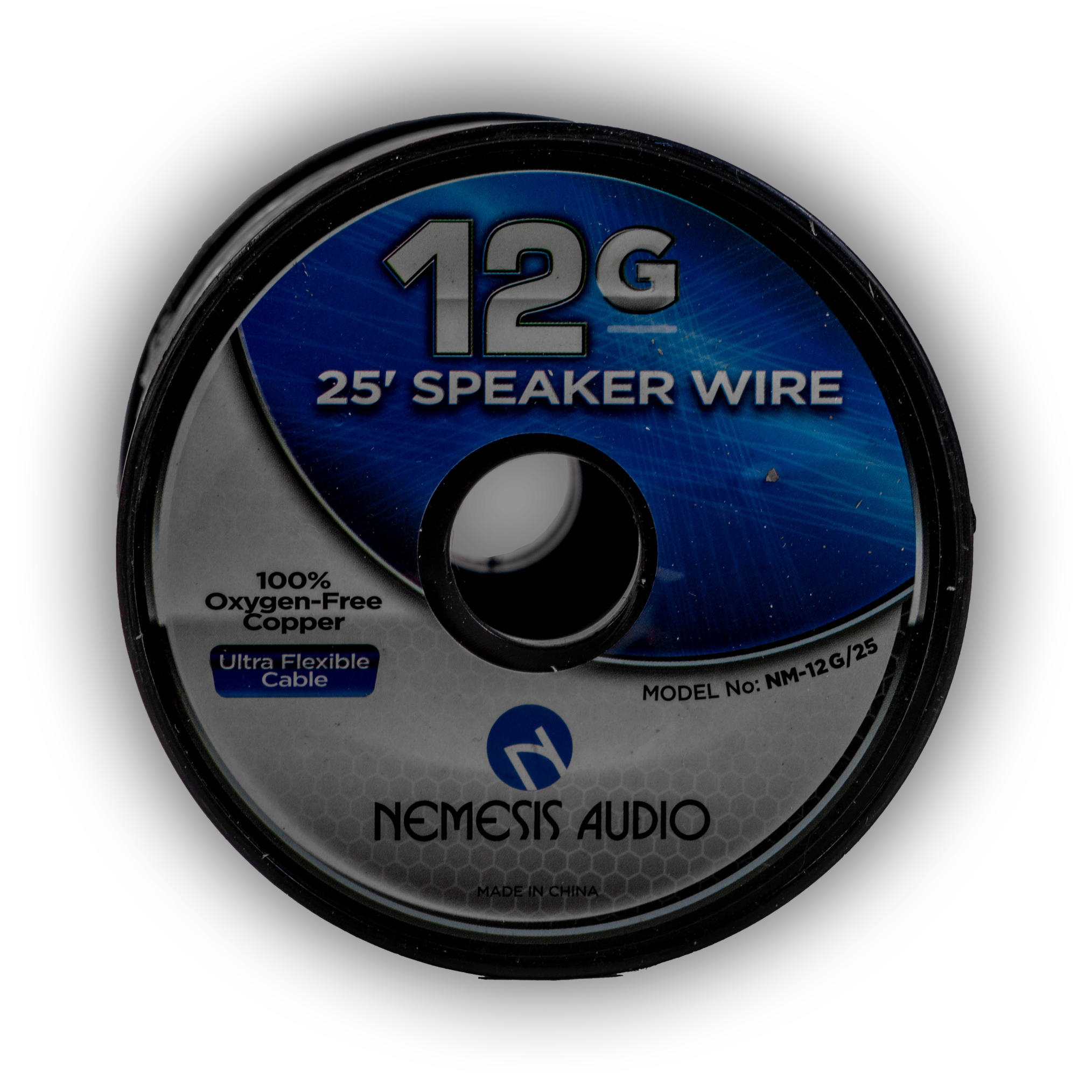 Nemesis Audio NM-12G/25 12G Copper Speaker Wire - 25 Ft