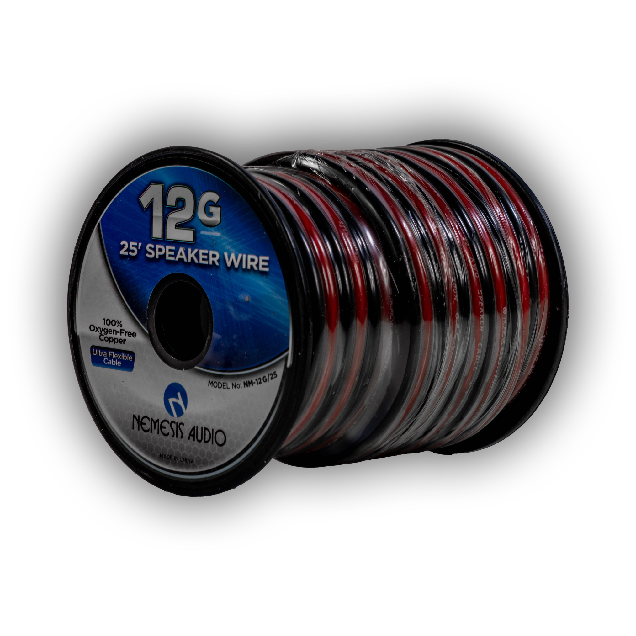 Nemesis Audio NM-12G/25 12G Copper Speaker Wire - 25 Ft
