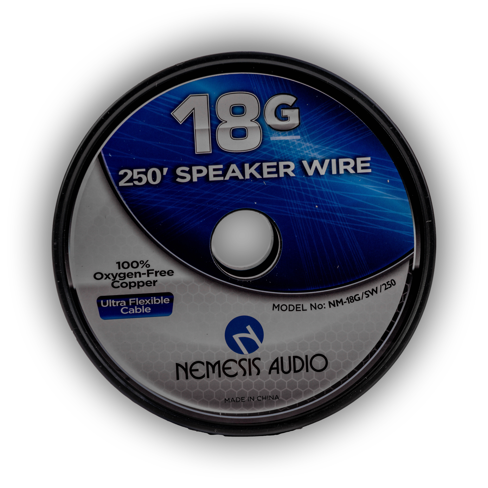 Nemesis Audio NM-18G/SW/250 18 Gauge Copper Speaker Wire - 250 Ft