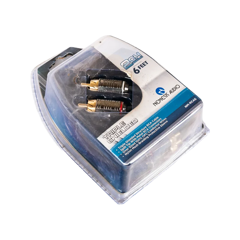 Nemesis Audio NM-RCA6 | 2-Channel 6ft Triple-Shielded RCA Cable