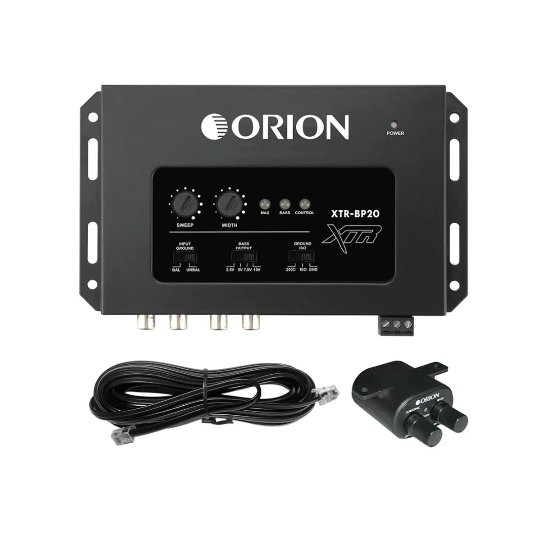 Orion XTR-BP20 Bass Processor with 10V Output & Precision Bass Control