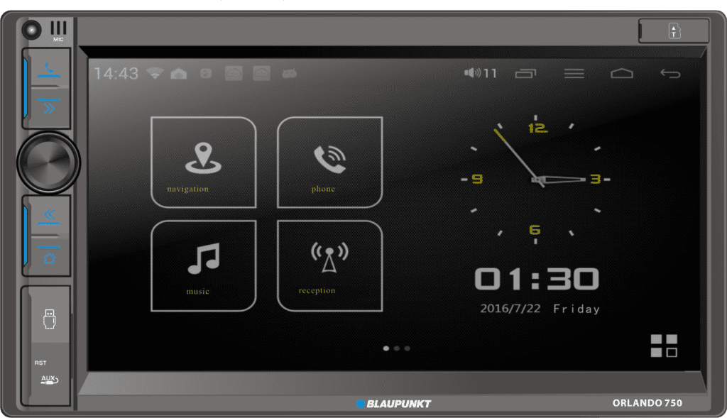 Blaupunkt Orlando 750 6.9" Touch Screen w/ Wireless Apple CarPlay & Android Auto