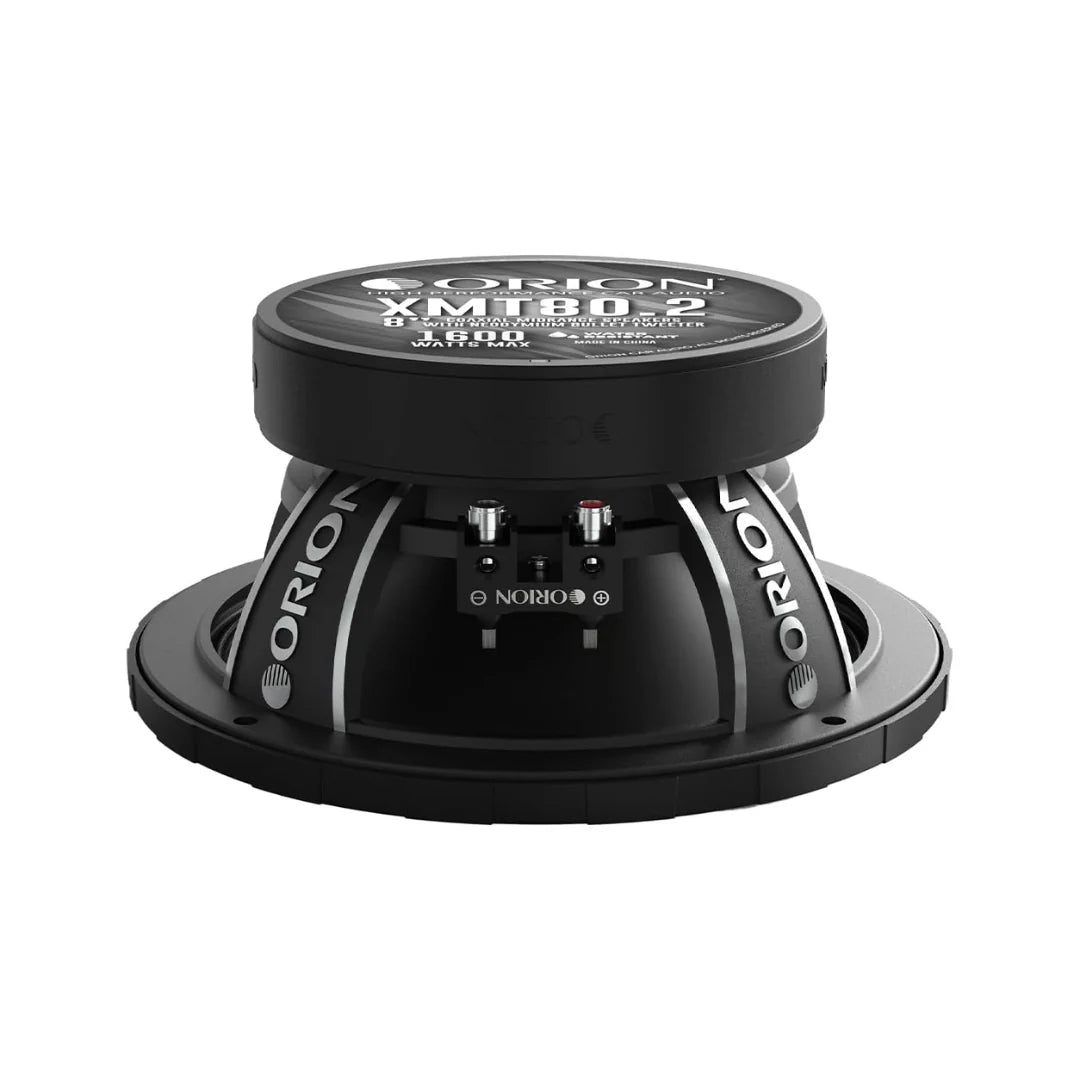 Orion XMT80.2 | 8” 400W RMS Water-Resistant Midrange Coaxial Speakers 2-Ohm (Pair)