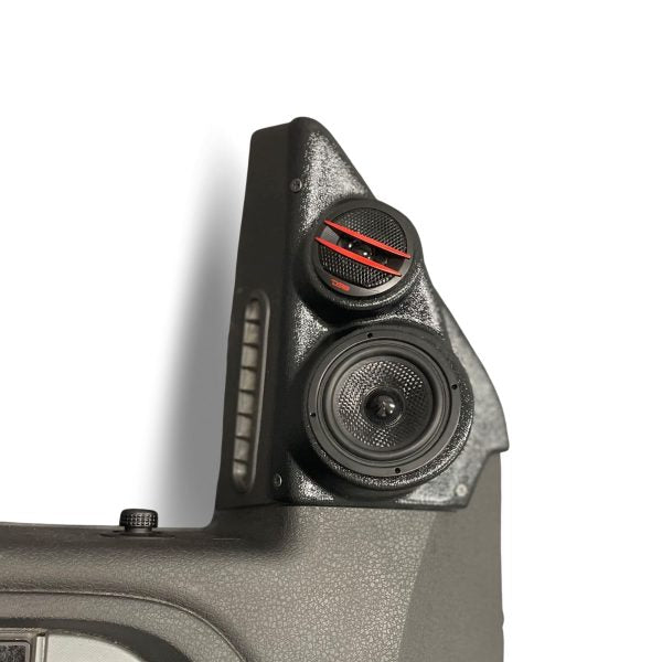 Custom Speaker Pods 3.5″ and Tweeter Speaker Pods for the Sail Panel of a 09-14 Ford F-150