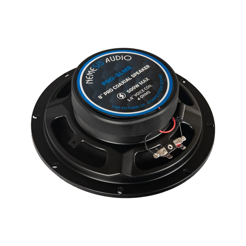 Nemesis Audio PRO-SLM8 | 8" 250W RMS Slim Pro Coaxial Speaker (Single)