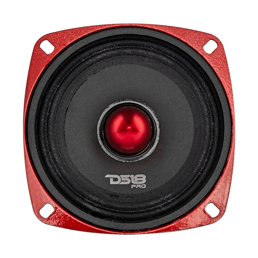 DS18 PRO-X4.4BMSL 4" 100W RMS Shallow Midrange Bullet Speaker (Single)