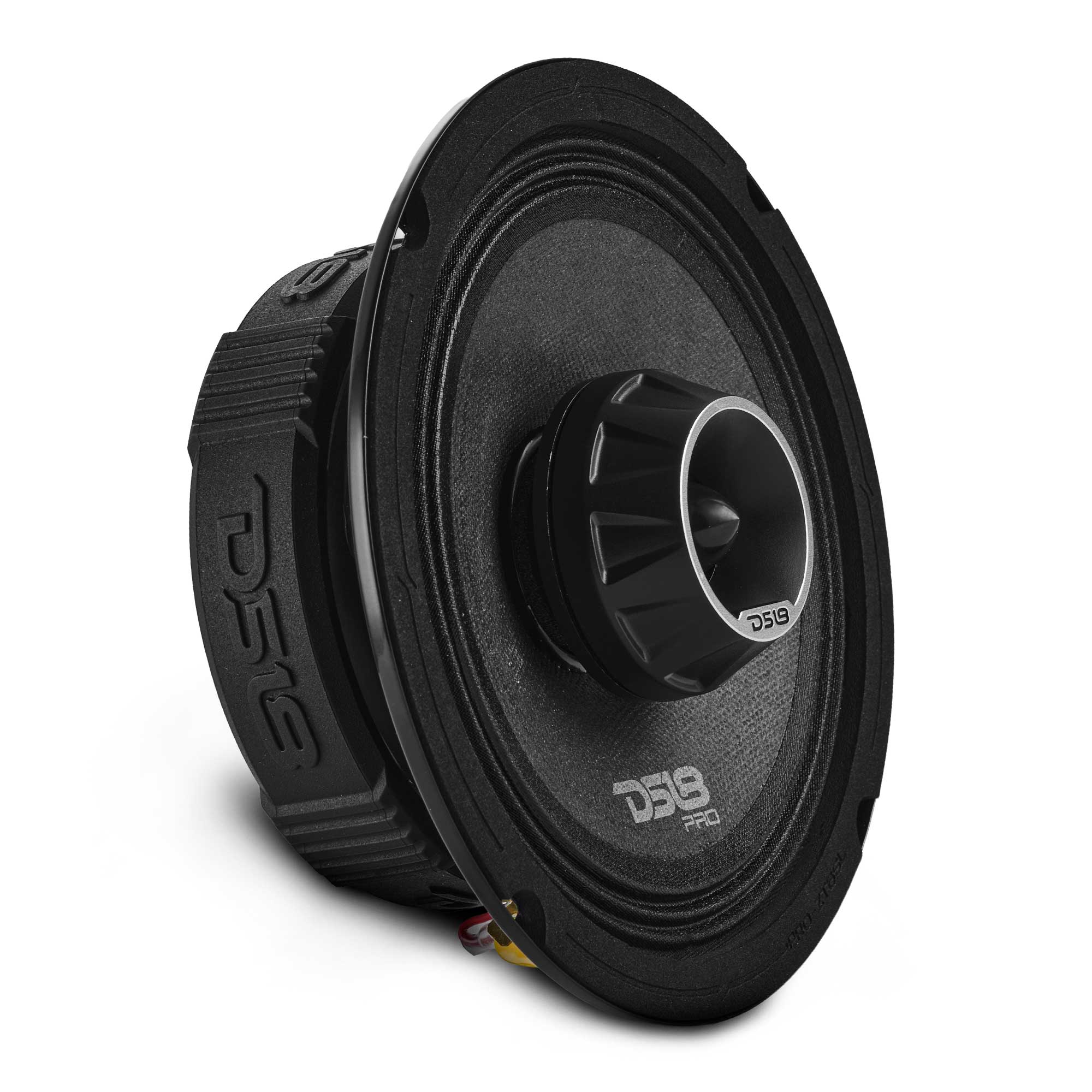 DS18 PRO-ZT6SL 6.5" 200W RMS Slim Coaxial Midrange Speaker  Built-in Bullet Tweeter (Single)