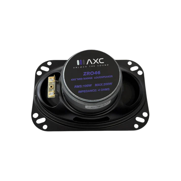 Audio Xtreme Code AXC-ZRO46 | 4"x6" 100W RMS Midrange Speakers (Pair)