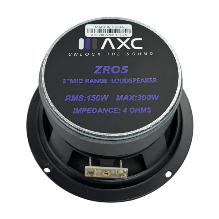 Audio Xtreme Code AXC-ZRO5 | 5.25" 150W RMS Midrange Speaker (Single)