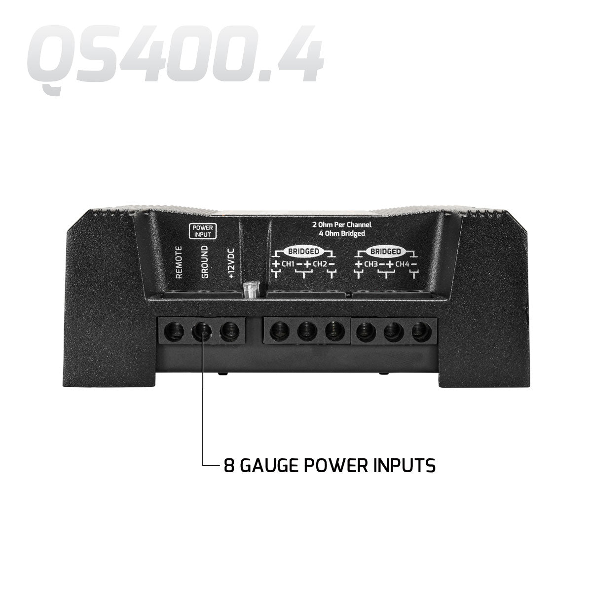 PRV Audio QS400.4 | 4-Channel Full Range Amplifier 2-Ohm