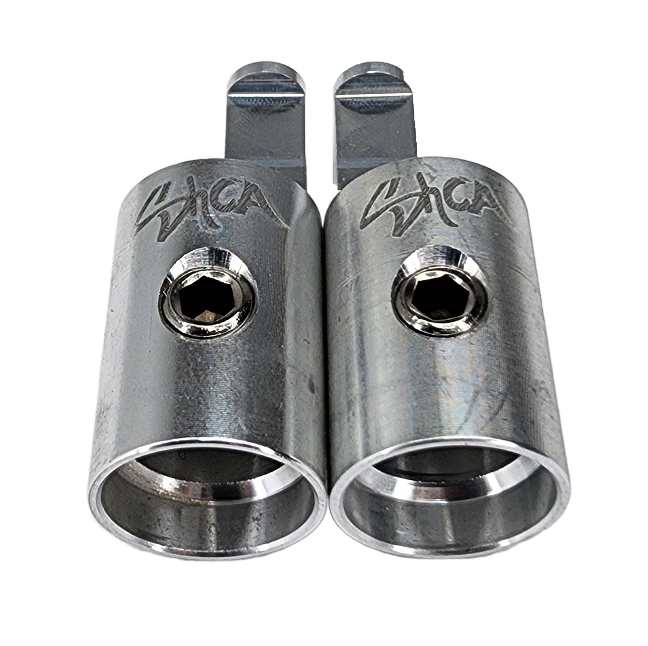 Sky High Car Audio 1/0 to 4 Gauge Amp Input Reducers (Pair)