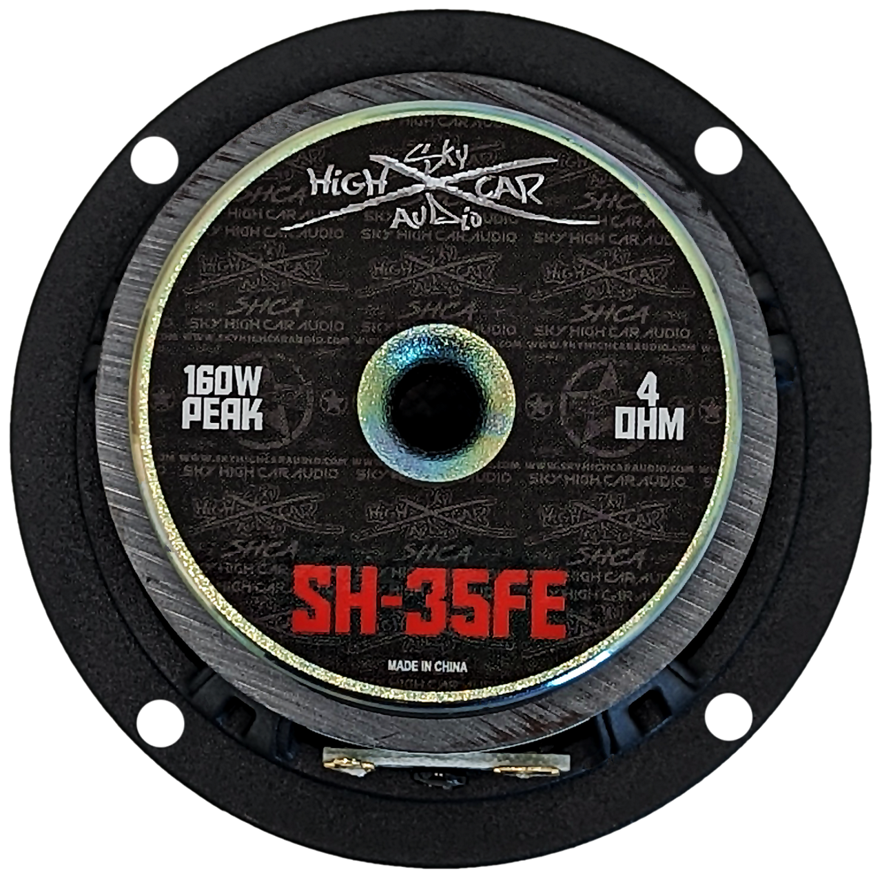 Sky High Car Audio SH-35FE | 3.5" Midrange Speaker w/ Carbon Fiber Cone (Pair)