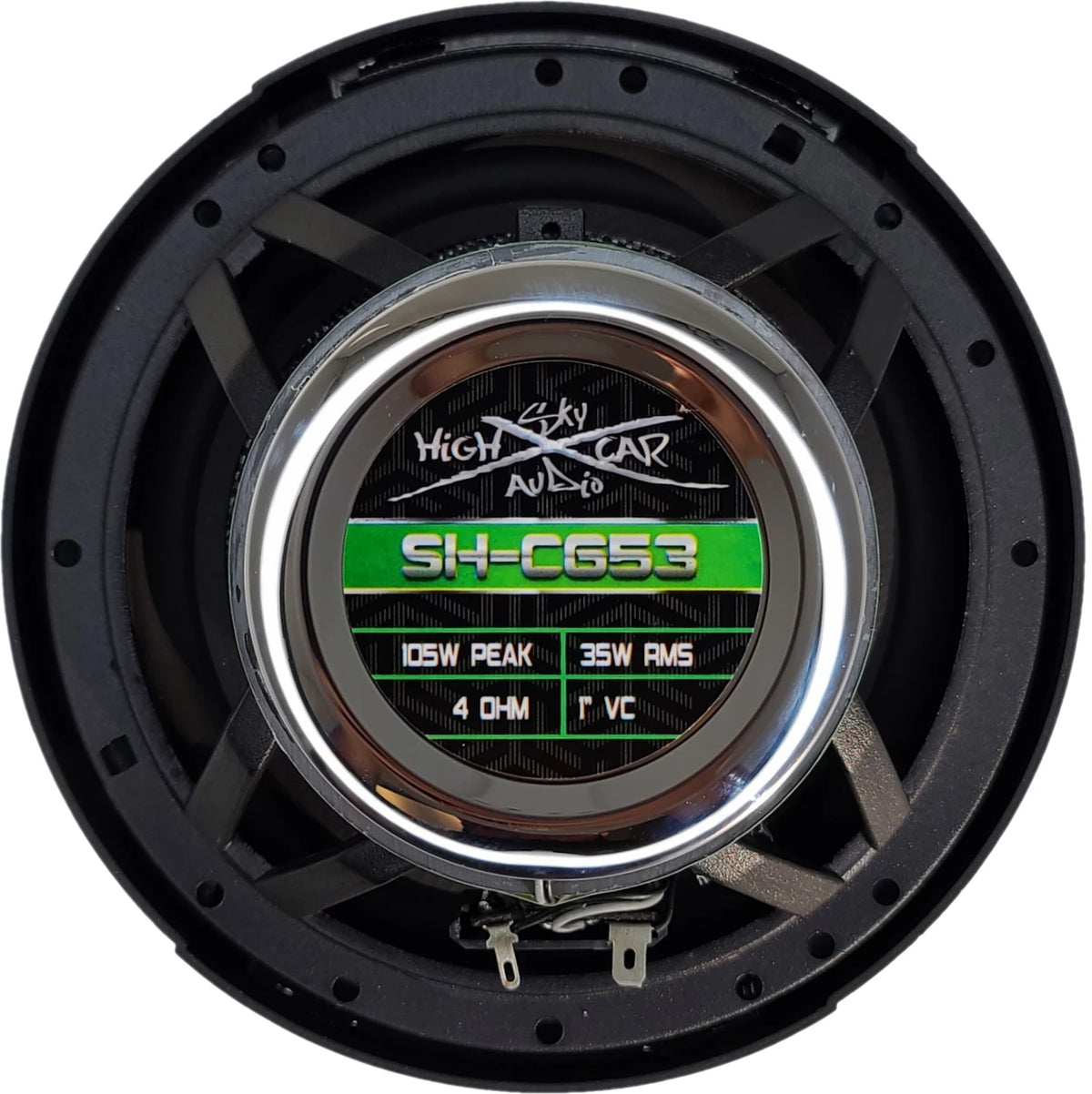 Sky High Car Audio SHCA-C653 | 6.5-inch 3-way Coaxial Speakers (Pair)