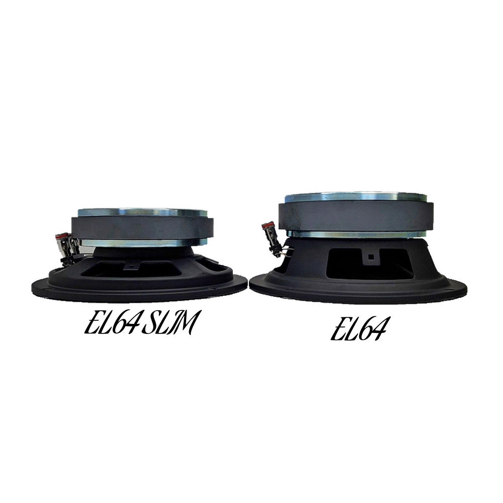 Sky High Car Audio SH-EL64 Slim 6.5" 200W RMS Midrange Speaker (Single)
