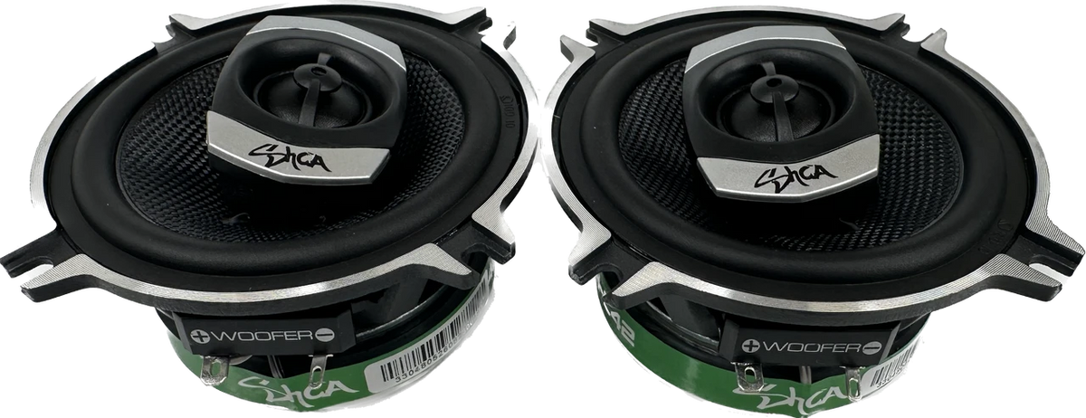 Sky High CarAudio SHCA-C42 | 4-inch 2-way Coaxial Speakers With Glass Fiber Cone and Pivoting Tweeter (Pair)
