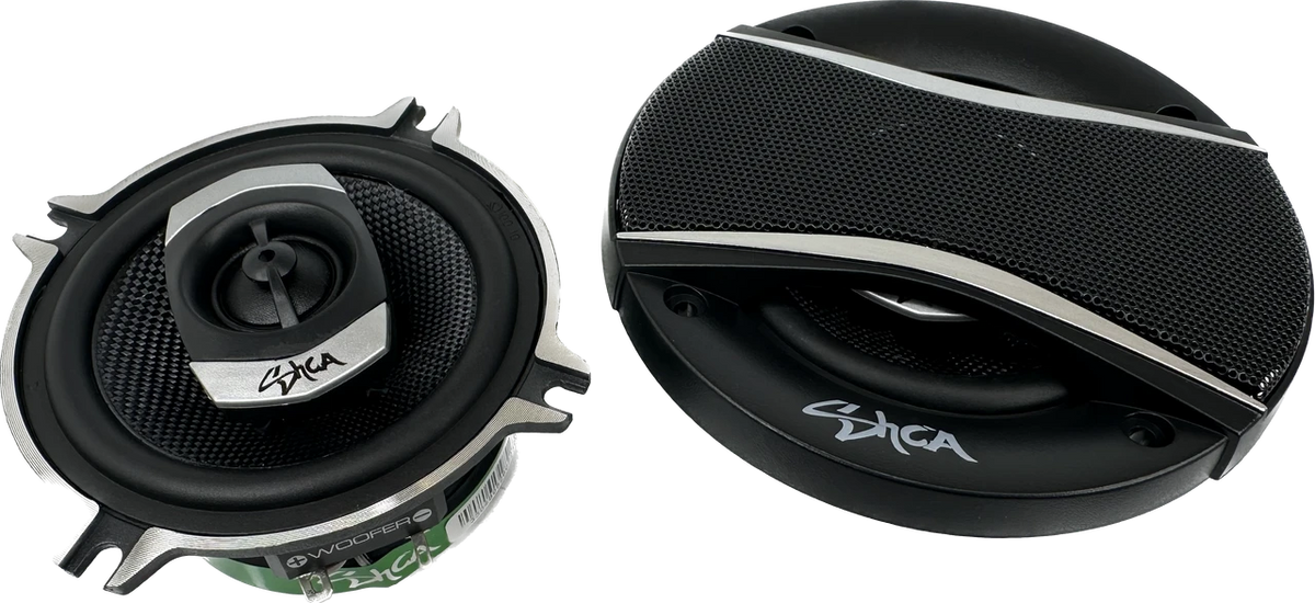 Sky High CarAudio SHCA-C42 | 4-inch 2-way Coaxial Speakers With Glass Fiber Cone and Pivoting Tweeter (Pair)
