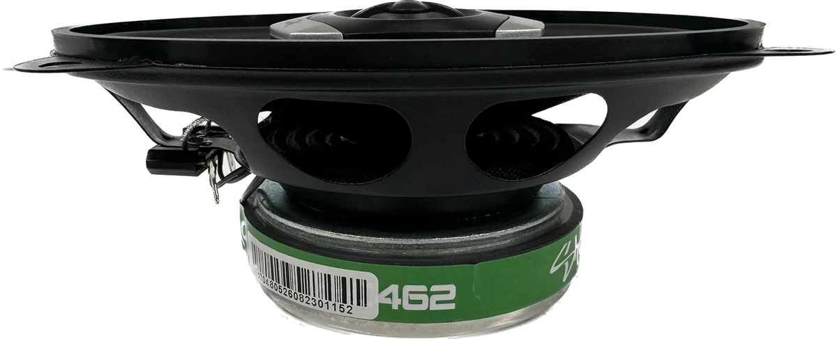 Sky High Car Audio SHCA-C462 | 4x6-inch 2-way Coaxial Speakers With Glass Fiber Cone and Pivoting Tweeter (Pair)