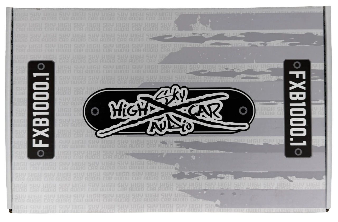 Sky High Car Audio FXB 1000.1 | 1000W RMS Monoblock Amplifier