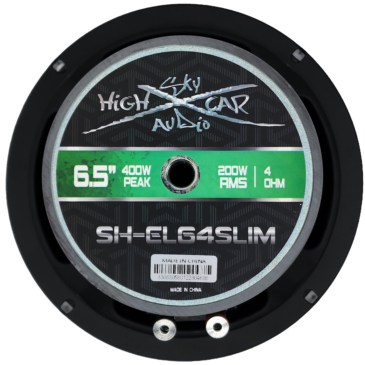 Sky High Car Audio SH-EL64 Slim 6.5" 200W RMS Midrange Speaker (Single)