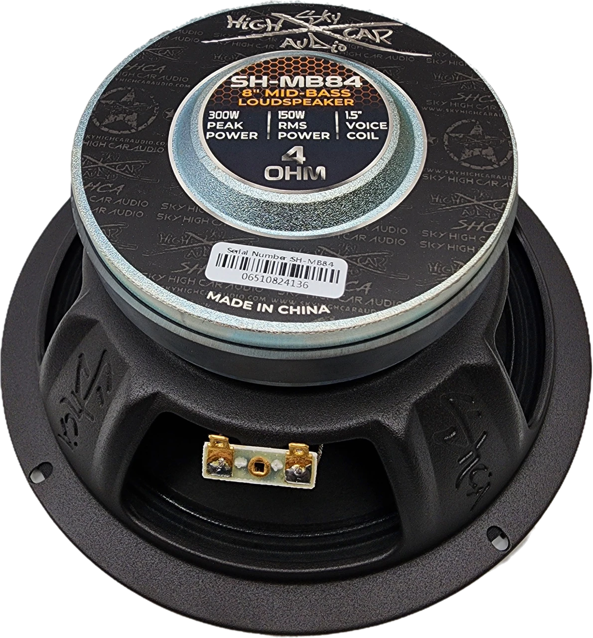 Sky High Car Audio SHCA-SH-MB84 | 8-inch Pro Audio  Mid-Bass Loudspeaker with 1.5" Voice Coil (Single)