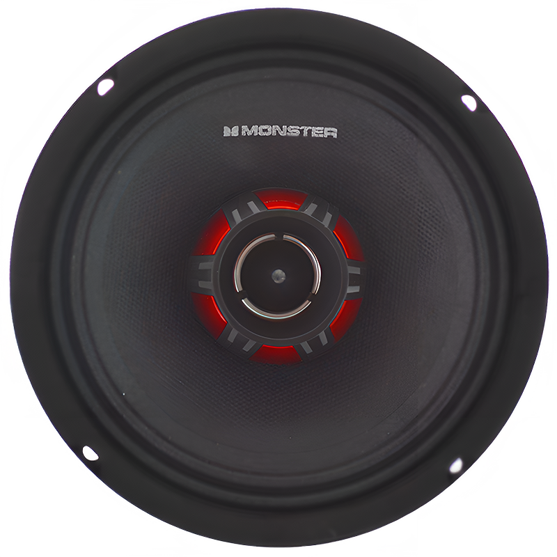 Monster SMC652 6.5" 500W RMS Coaxial Midrange Speaker 8-Ohm (Single)