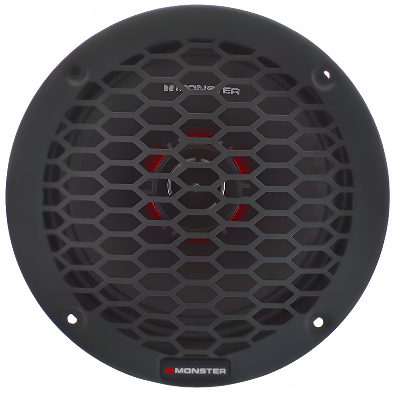 Monster SMC652 6.5" 500W RMS Coaxial Midrange Speaker 8-Ohm (Single)
