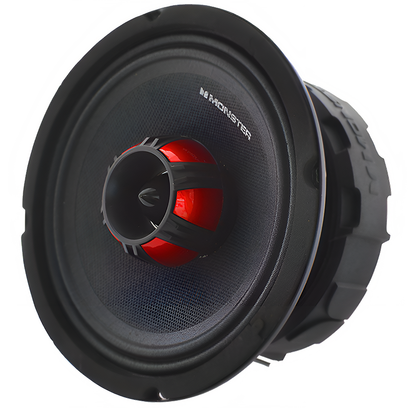 Monster SMC652 6.5" 500W RMS Coaxial Midrange Speaker 8-Ohm (Single)