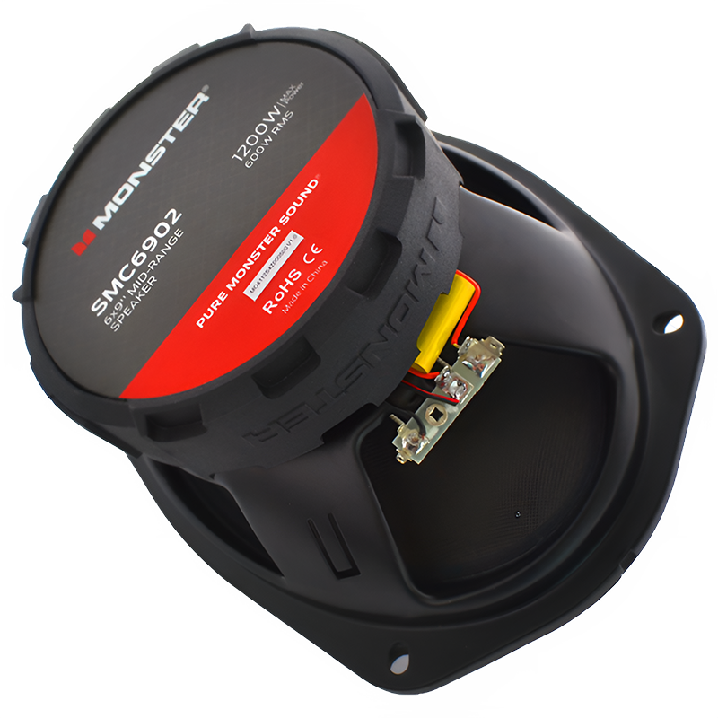 Monster SMC6902 6"x9" 600W RMS Coaxial Midrange Speaker 8-Ohm (Single)