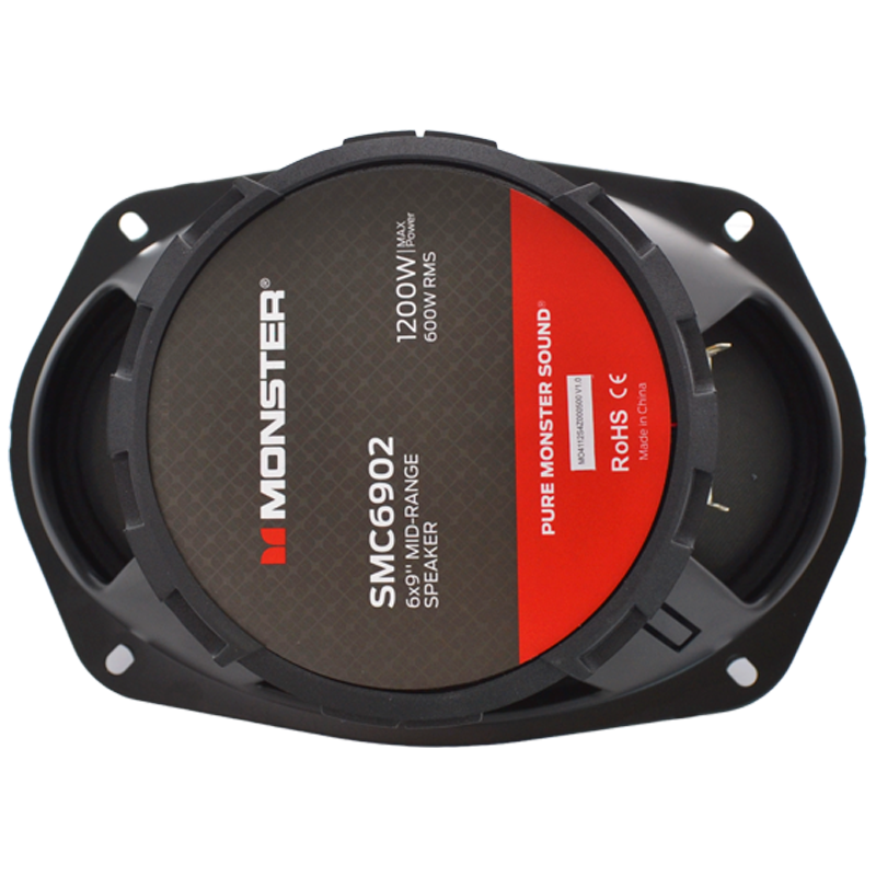 Monster SMC6902 6"x9" 600W RMS Coaxial Midrange Speaker 8-Ohm (Single)